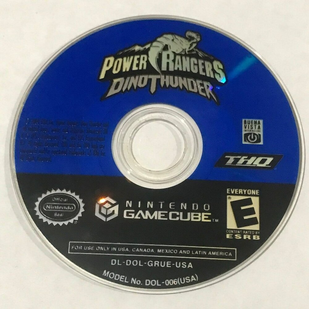Nintendo GameCube Power Rangers Dino Thunder